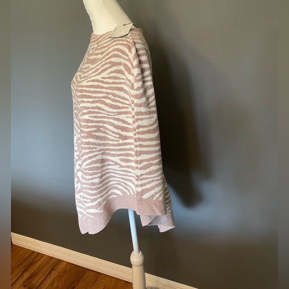 NEW WITH TAGS! Barefoot Dreams Ultra Lite Ocean Breeze PONCHO in Faded Rose OS - Picture 14 of 14